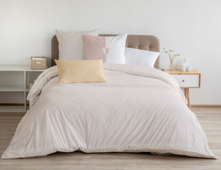 Modern Heart Decorative Throw Pillow, Pale Pink, 18"x18"