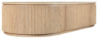 Moana Wood Storage Coffee Table, Natural, 64" W X 32" D