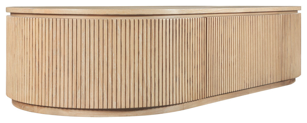 Moana Wood Storage Coffee Table, Natural, 64" W X 32" D
