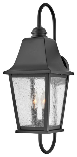 Hinkley Kingston Large Wall Mount Lantern, Black