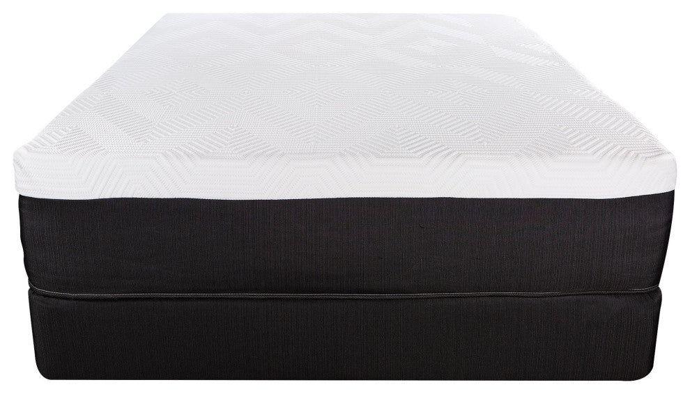 13" Hybrid Lux Memory Foam And Wrapped Coil Mattress Queen