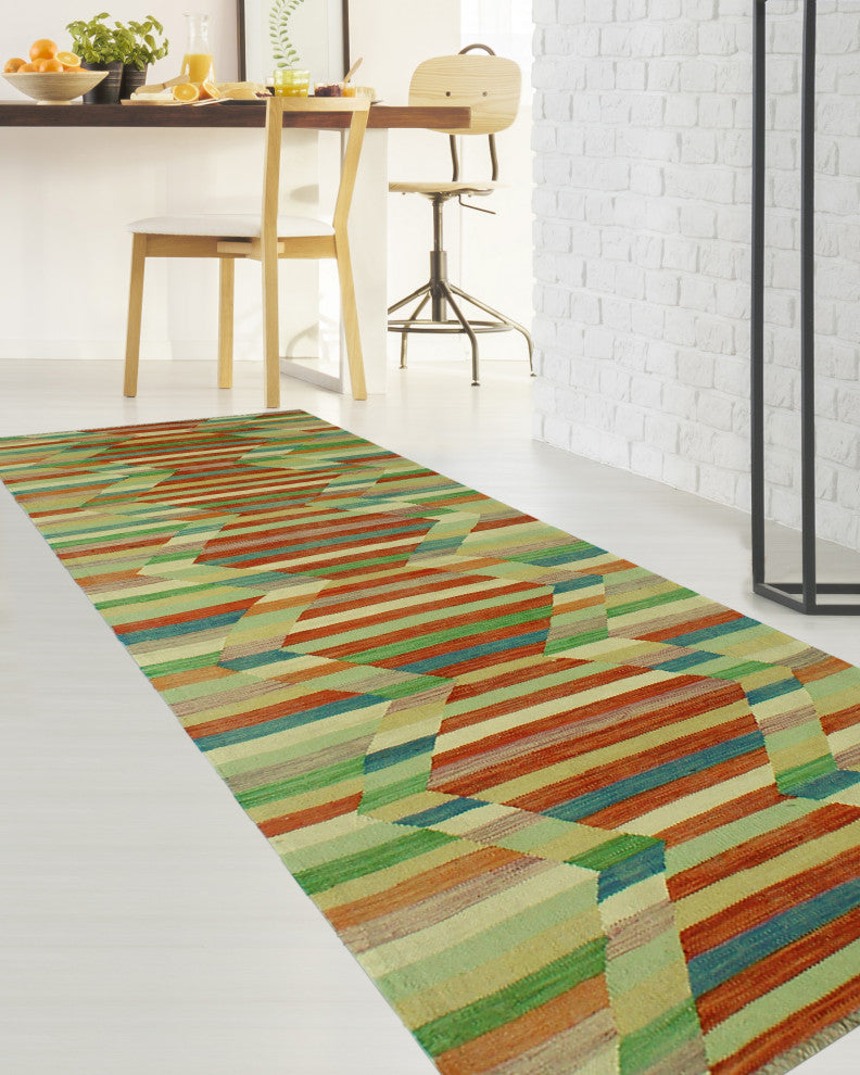 Winchester Kilim Lowell Rust Runner