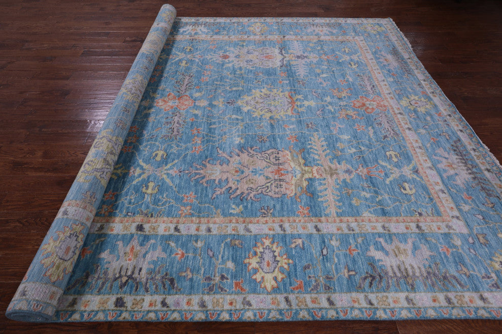 10' 1" X 13' 11" Turkish Oushak Handmade Wool Rug - Q13292