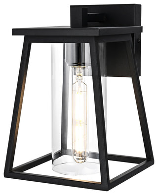 Home Living 7" Outdoor Wall Sconce, Black
