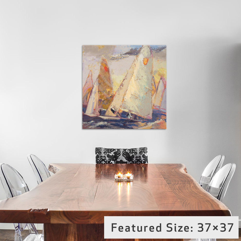 "Caramel Wind" by Beth A. Forst, 37x37x1.5