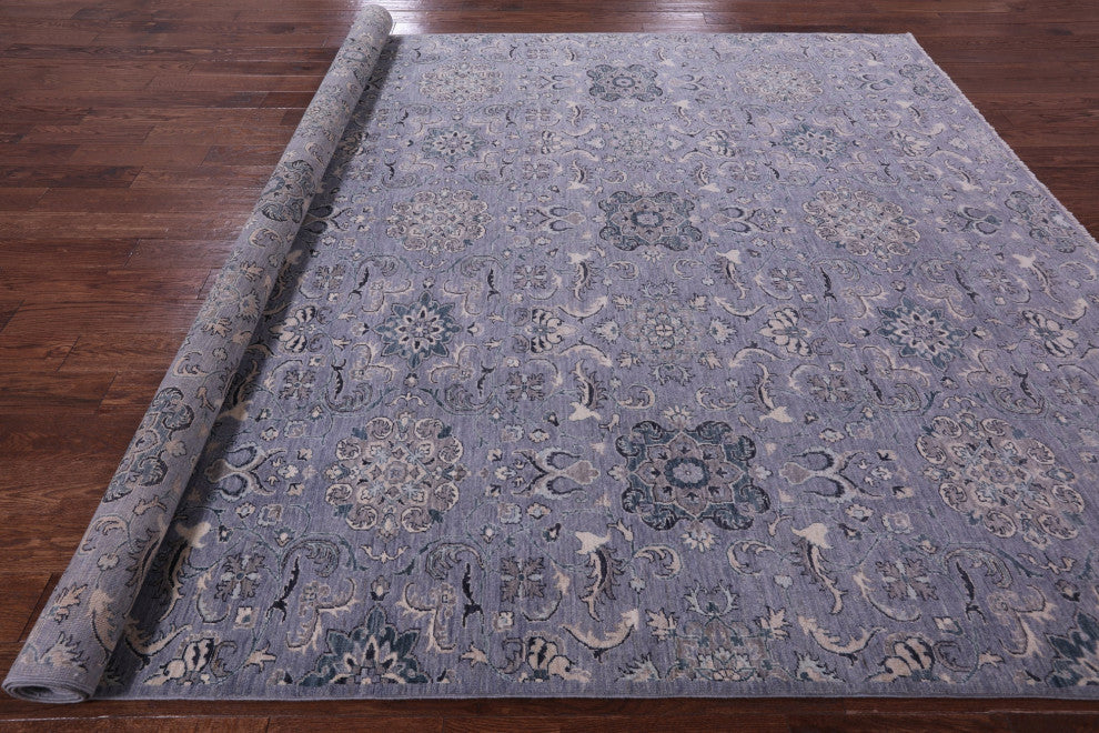 8' 8" X 11' 9" Persian Tabriz Hand Knotted Wool Rug - Q13750