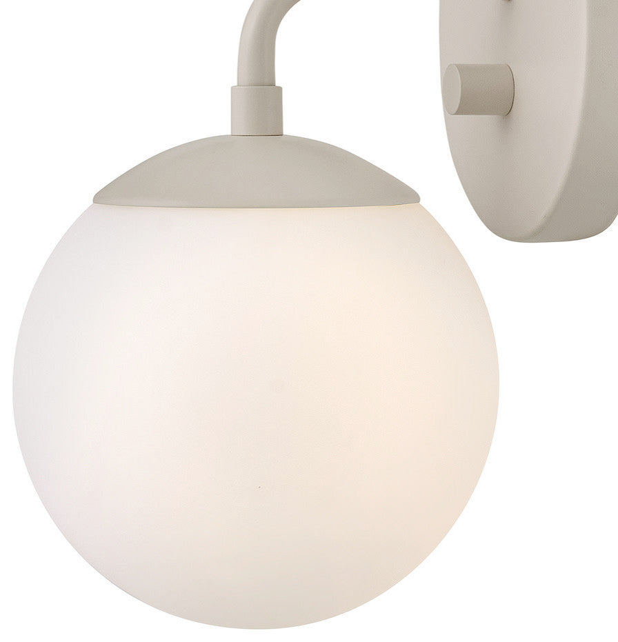Lark Julep Medium Single Light Sconce, Light Taupe