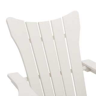 Outdoor Adirondack Rocking Chair, White