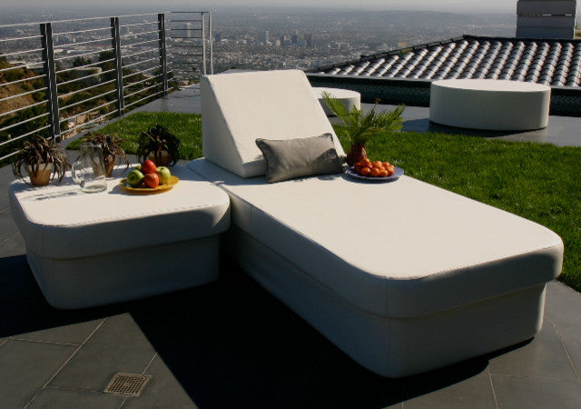 Lean Wedge Backrest Top, Silver Pixel