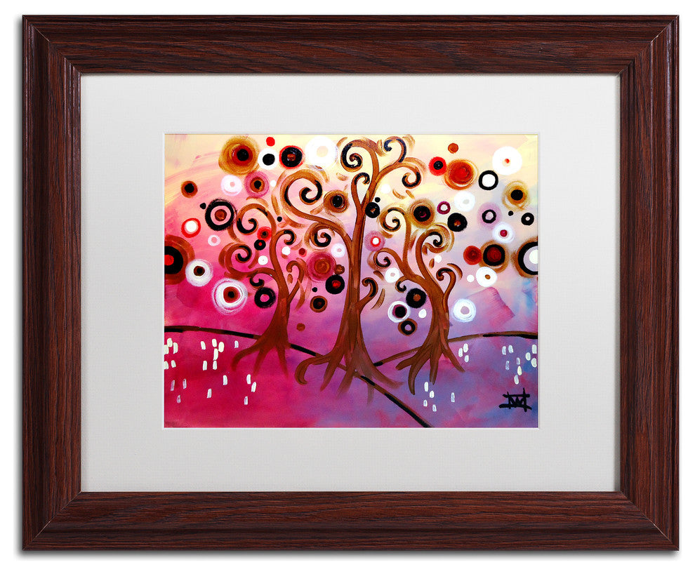 Natasha Wescoat 'Infinite Treasures' Art, Wood Frame, White Mat, 14x11