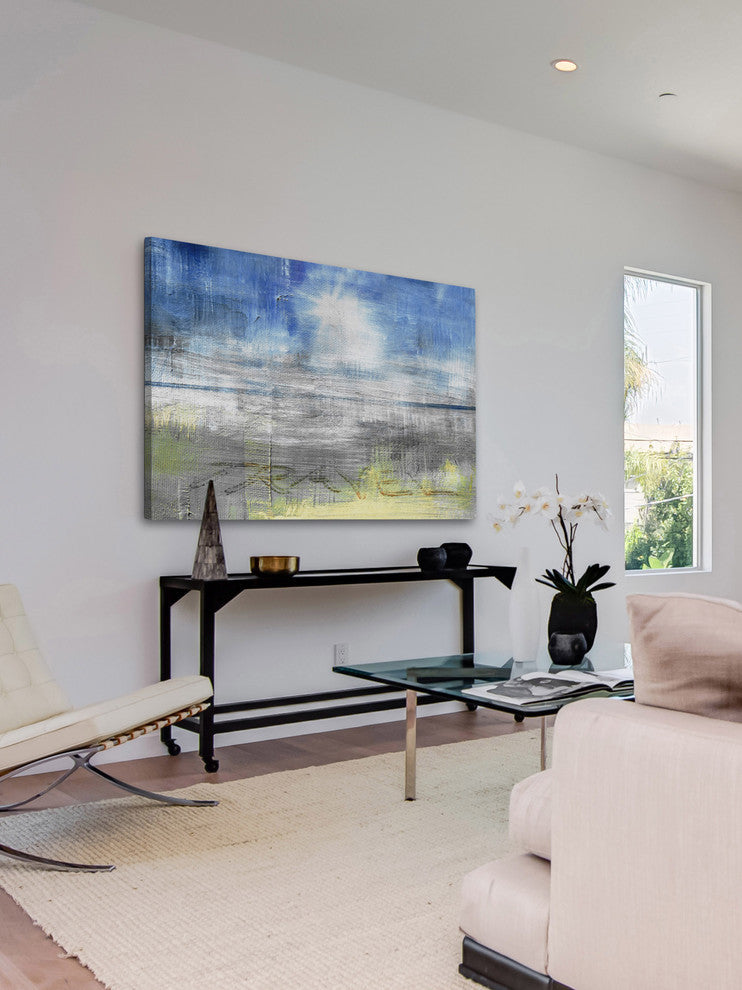 "Travel In The Sand" Painting Print on Wrapped Canvas, 24"x16"