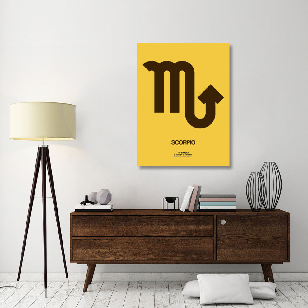 "Scorpio Zodiac Sign Brown" Fine Art Print