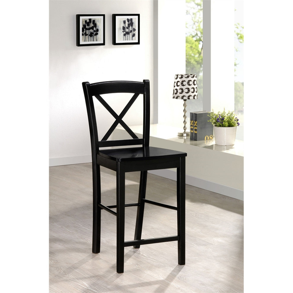 Black Back Bar Stool