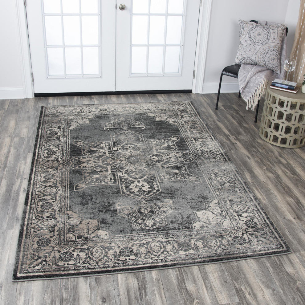 Rizzy Home PN6972 Panache Area Rug 2'3"x7'7" Gray