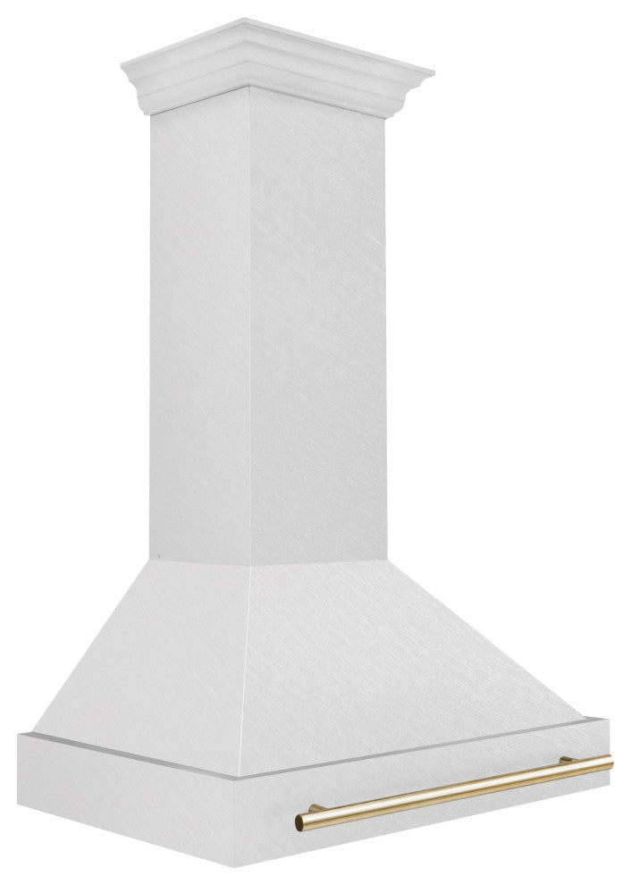 ZLINE 36 In. Wall Mount Hood, DuraSnow With DuraSnow, 8654SNZ-36-G
