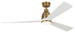 Bryden Smart LED 60" Ceiling Fan, Hand Rubbed Antique Brass