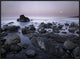 Full Moon Over Boulders At El Pescador State Beach, Malibu, California, 32"x24"