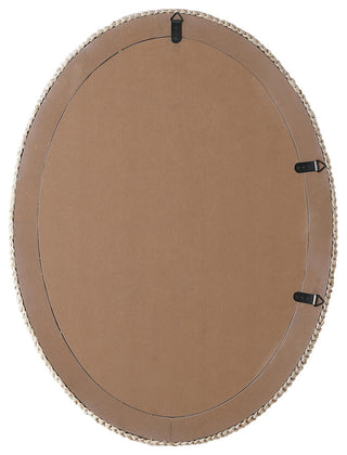 Elegant Lighting MR4C2736 Marlowe 27"W x 36"H Oval Flat Medium - Linen White