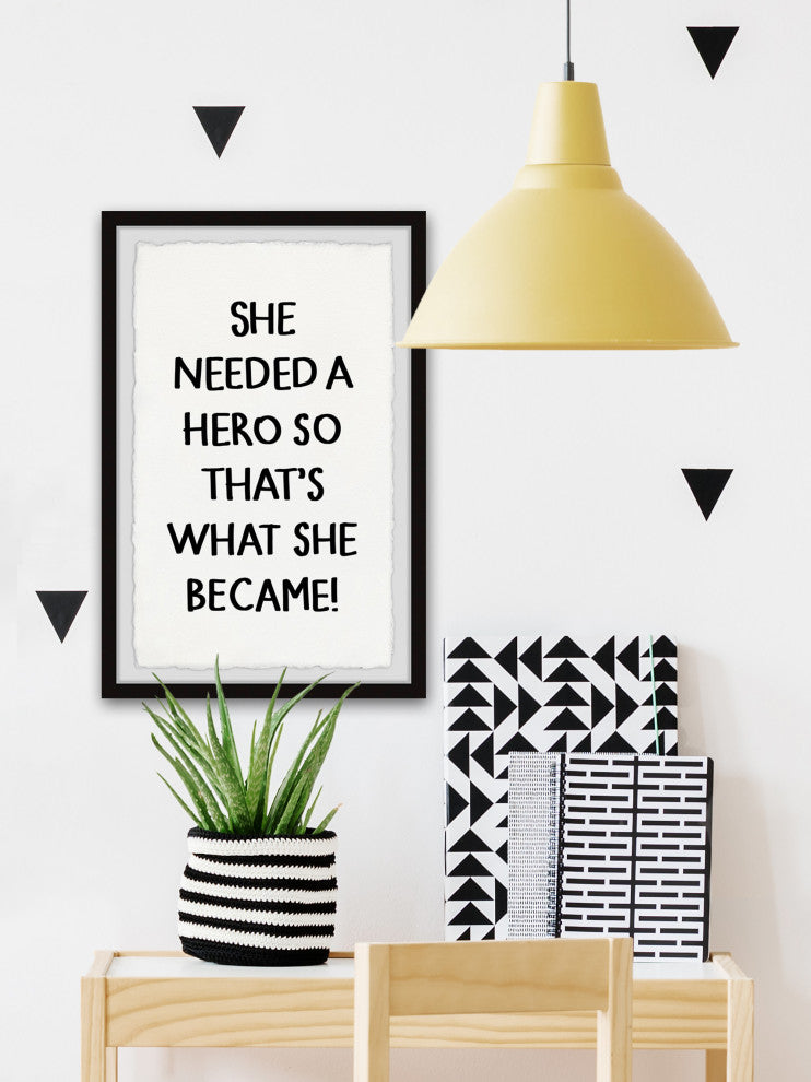 "Heroes" Framed Painting Print, 12x18