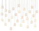 Dove 30-Light Multi-Drop Pendant