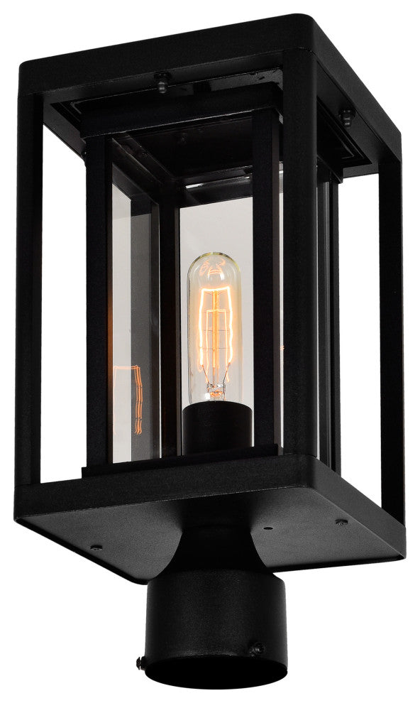 Mulvane 1 Light Black Outdoor Lantern Head