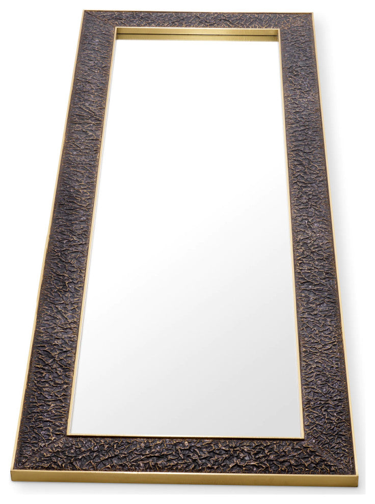 Bronze Framed Modern Mirror | Eichholtz Risto, Rectangle