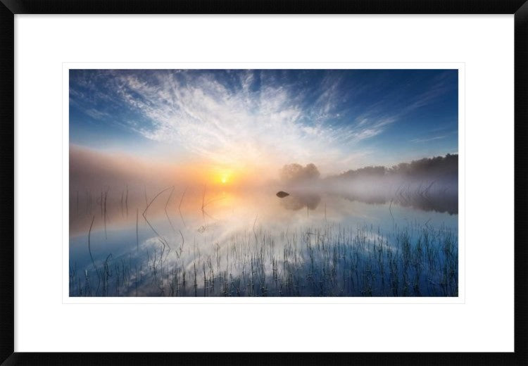 "Reflection" Framed Digital Print by Martin Lutz, 30"x20"