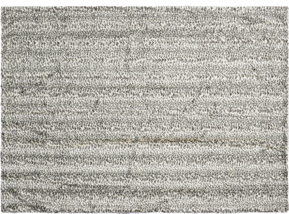 Mina Victory N9450 Throw Blanket, Ivory/Grey, 50" x 70"