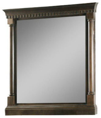 Legion Furniture Chauncey Mirror, Antique Coffee, 36"
