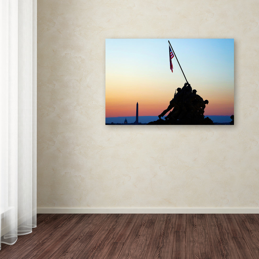 CATeyes 'Marine Corps Memorial' Canvas Art, 30x47