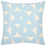 Surya Natur Pillow Shell With Down Insert 18"H X 18"W - Light Blue