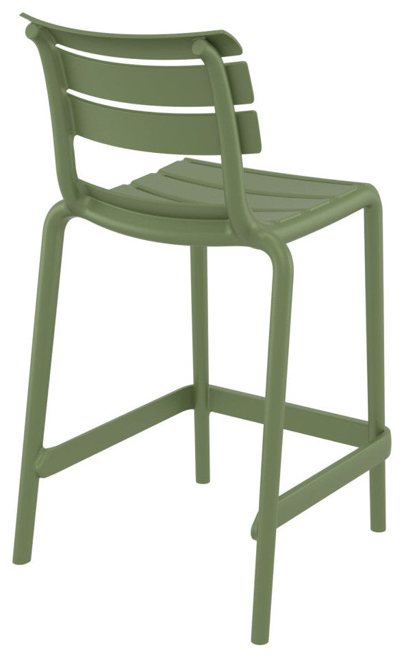 Helen Counter Stool Olive Green, Set of 2