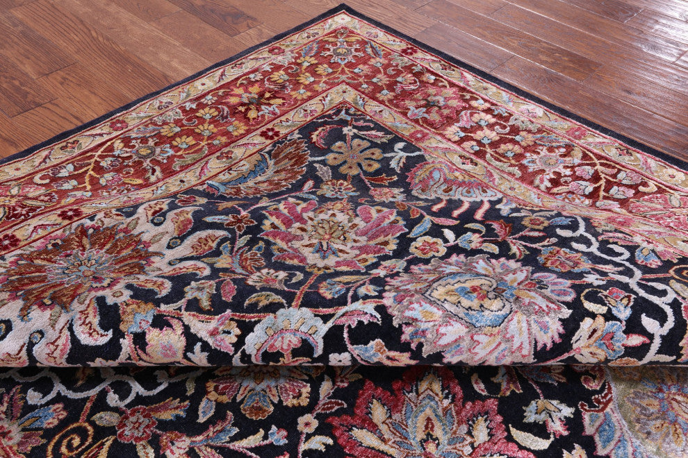 Persian Silk Hand Knotted Rug 7' 9" X 9' 10" Q5962