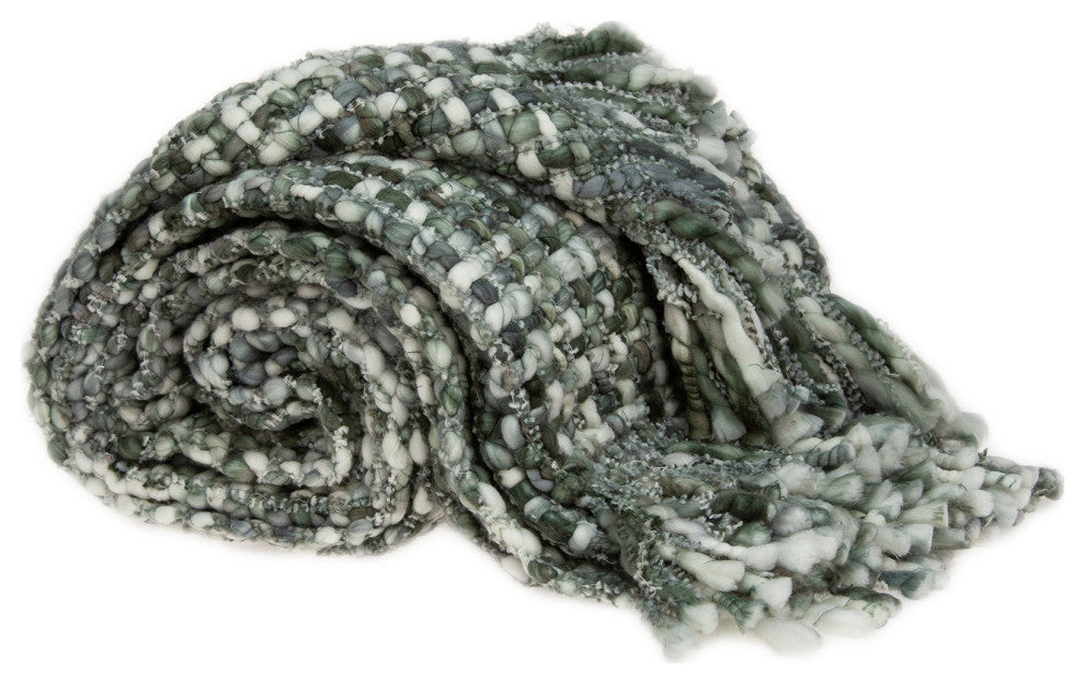 Multicolored Transitional Dreamy Knitted Soft Throw
