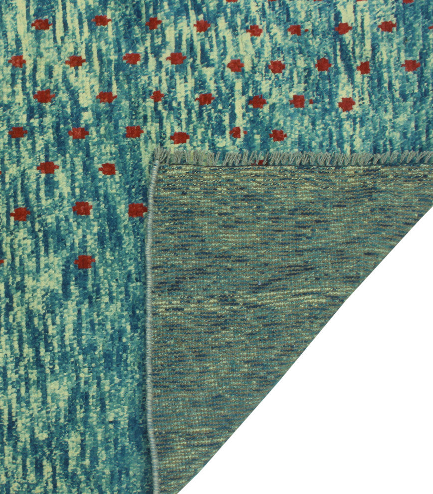 Balochi Adelayda Beige/Light Green Rug, 6'6x9'5