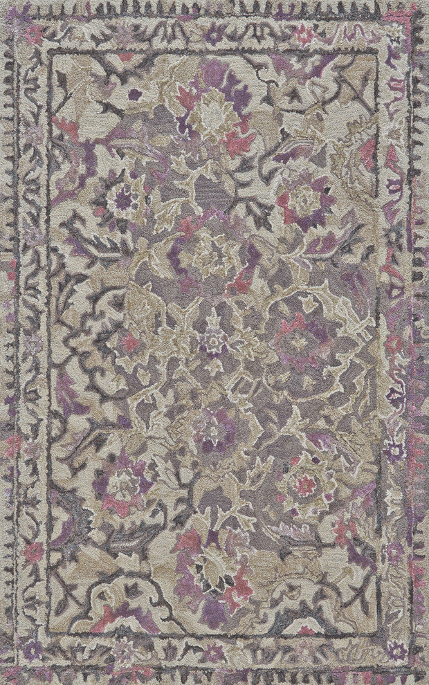 Weave & Wander Amreli Rug, Wisteria, 5'x8'