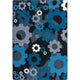 Shifting Gears 7'8" X 10'9" Area Rug, Color Sapphire
