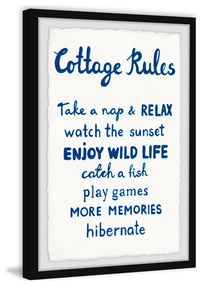 "Enjoy Wild Life" Framed Painting Print, 30x45