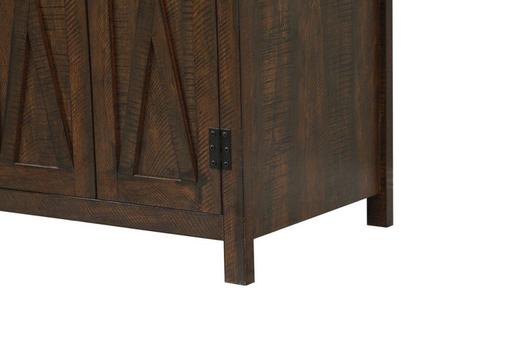 Home Living 19" Farmhouse Expresso-Light Bathroom Vanity