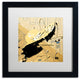 ''Beige Floppy'' Matted Framed Canvas Art by Roderick Stevens