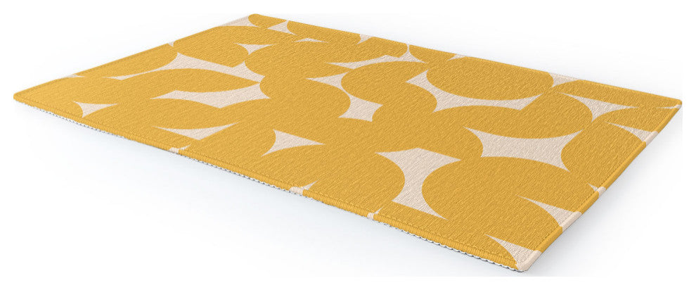 Colour Poems Abstract Shapes Collage IV Area Rug, 5'x7'