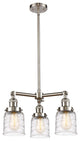 INNOVATIONS 207-SN-G513-LED 3-Light Chandelier Brushed Satin Nickel