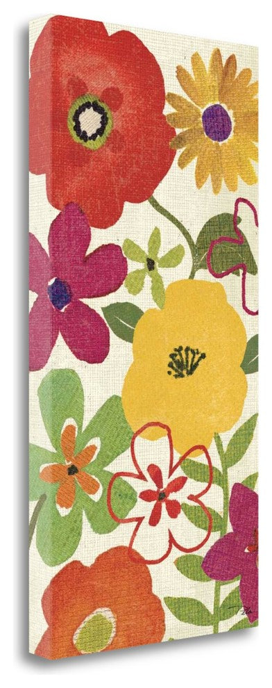 "Watercolor Garden Panel I" By Pela Studio, Giclee Print on Gallery Wrap Canvas