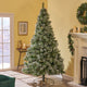 9' Mixed Spruce Artificial Christmas Tree, Unlit