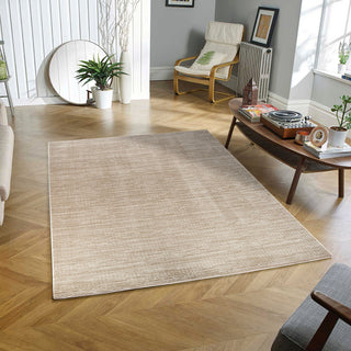 High-Low Preston Brown/Beige Rug, Brown, 10'x14'