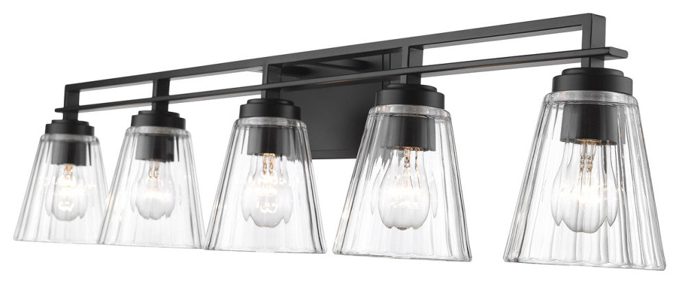 Z-LITE 5-Light Vanity, Matte Black