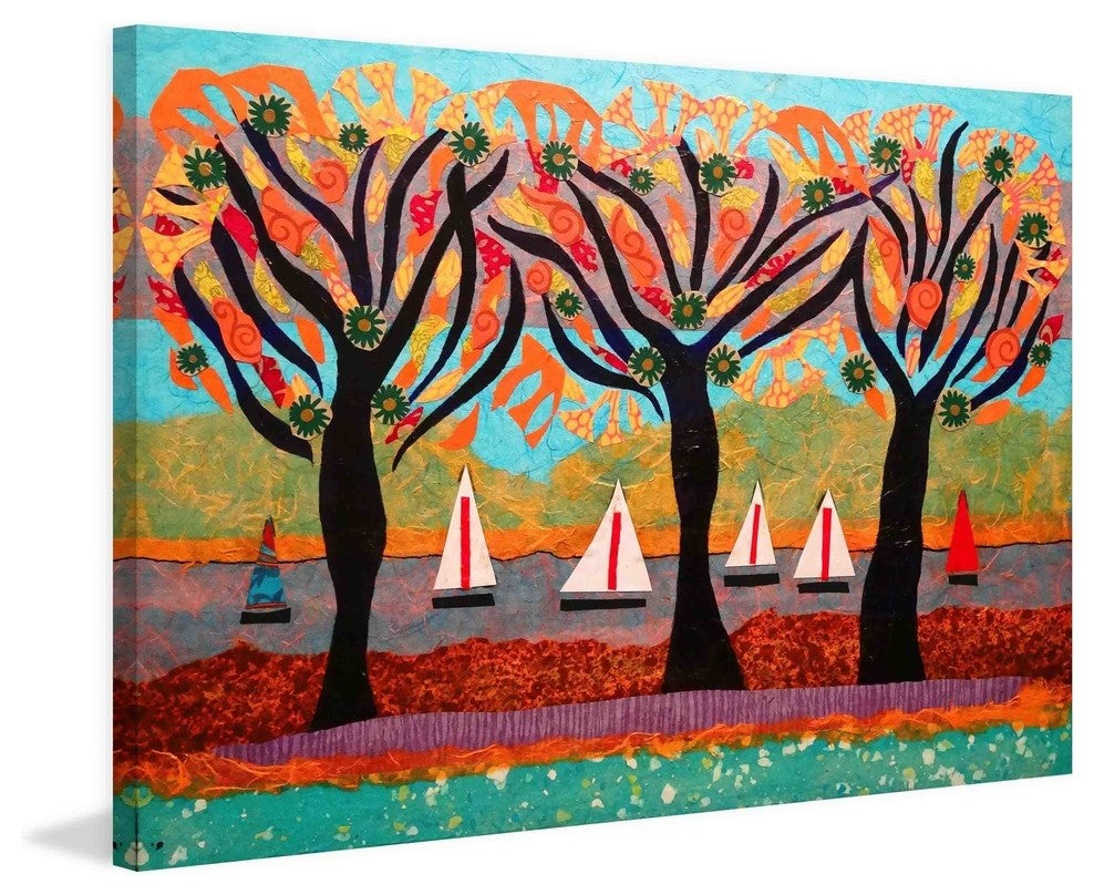 "Idyllic Series 6" Painting Print on Canvas by Lisa Mee