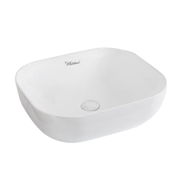 Isabella Plus Collection Rectangular Above Mount Basin with Center Drain