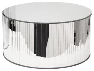 Mirrored Glass Table Stand, 8"