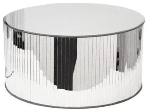 Mirrored Glass Table Stand, 8"